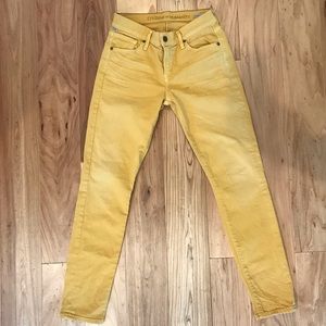 ⭐️Citizens of Humanity Yellow Skinny Jeans
